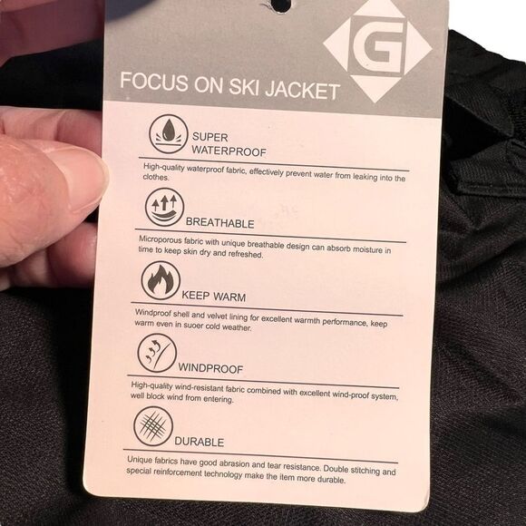 GEMYSE Unisex waterproof ski snow fleece pants XL - Picture 6 of 16